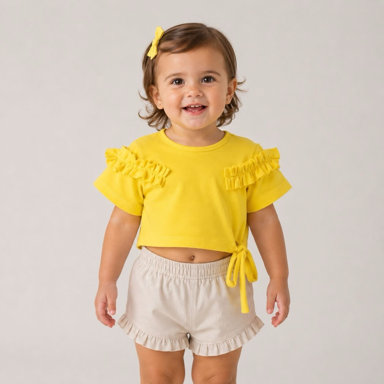 T-Shirt Neonata Mezza Manica Cotone