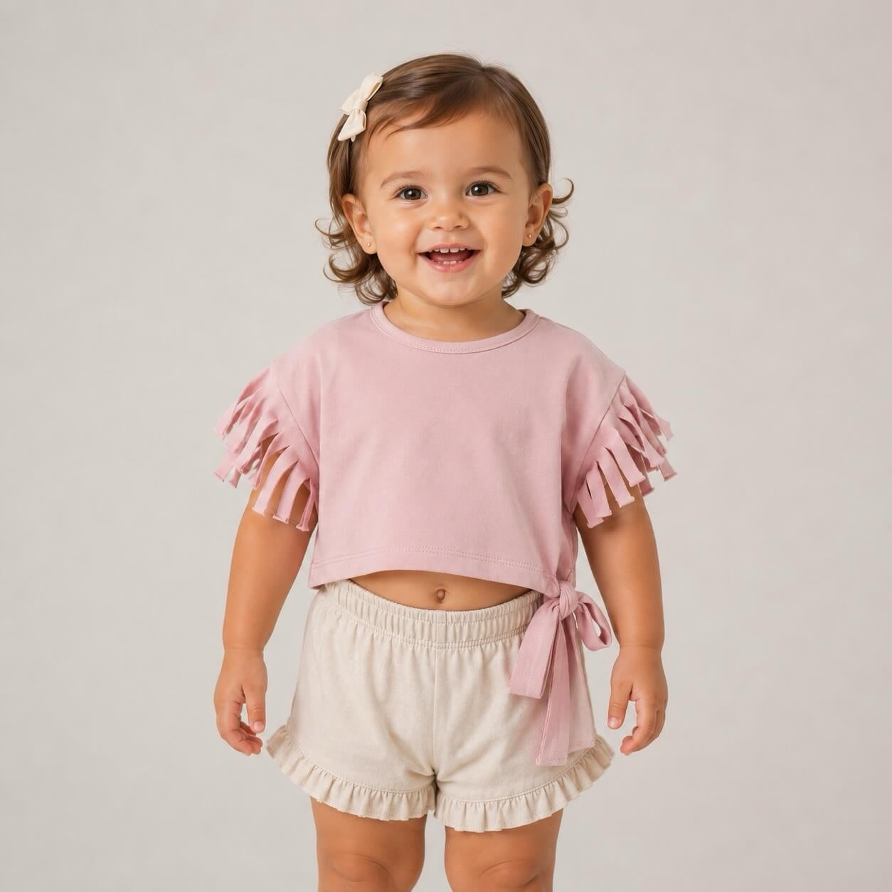 T-Shirt Neonata Mezza Manica Cotone