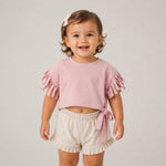 T-Shirt Neonata Mezza Manica Cotone