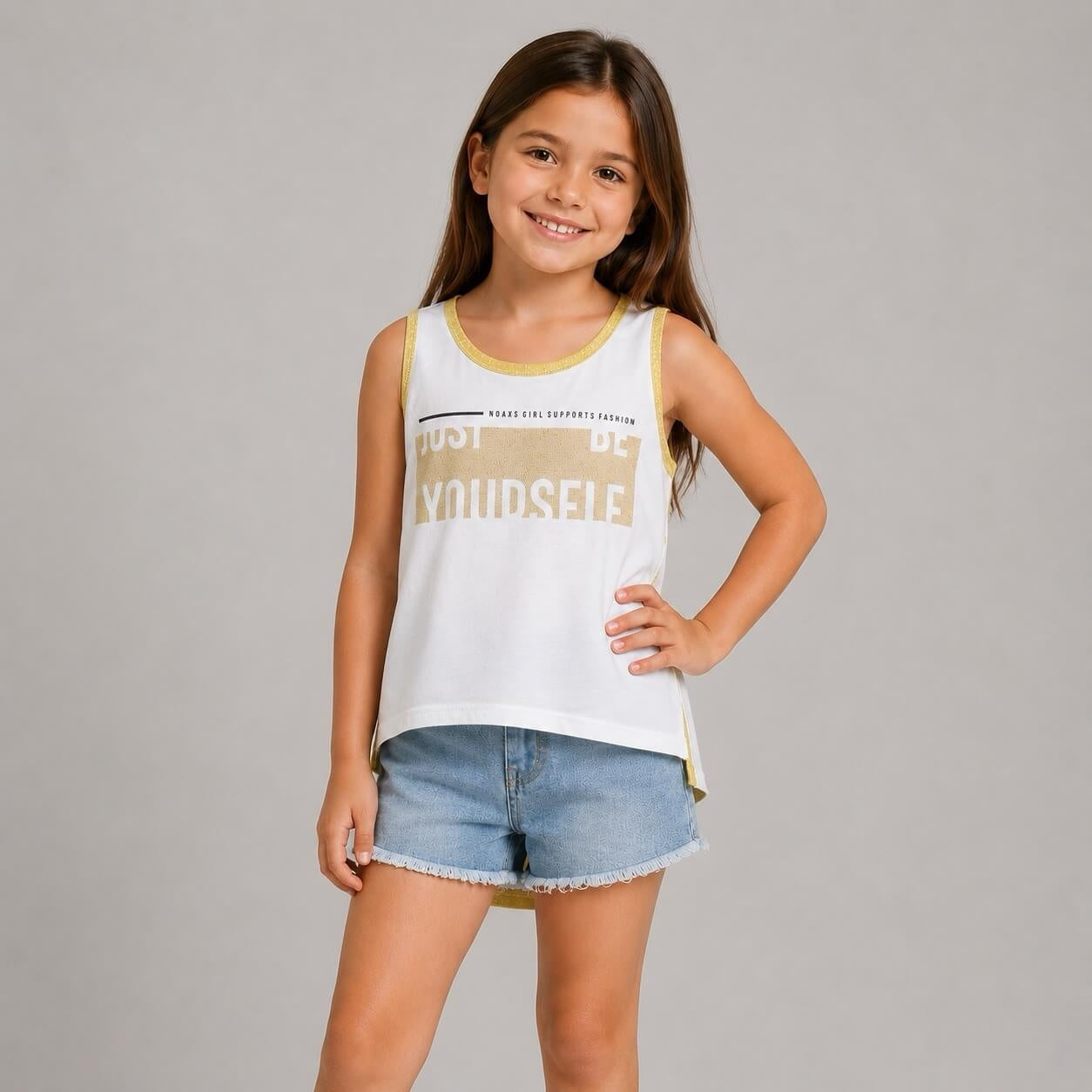 Canotta Bimba Glitter