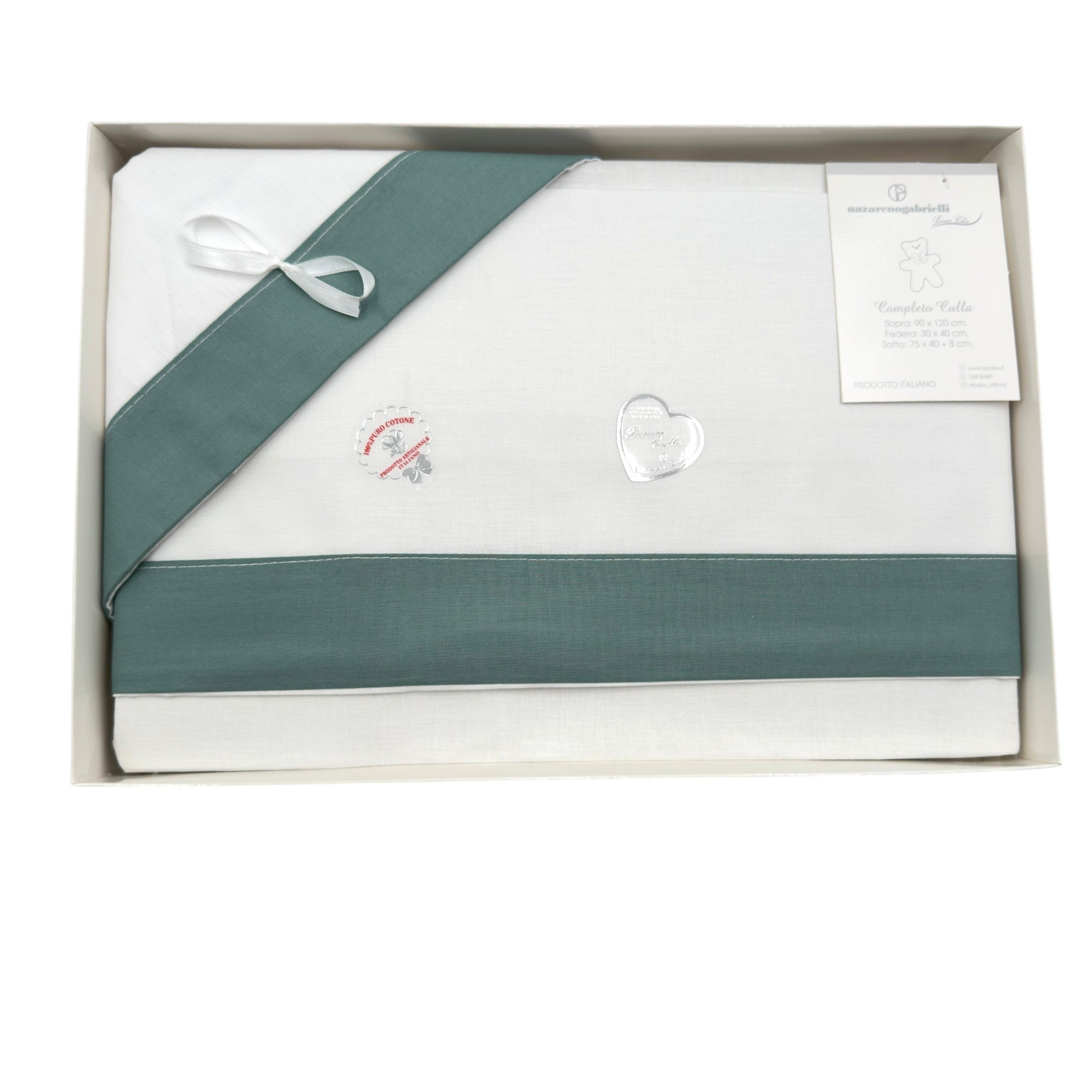 Completo Carrozzina Per stampe e ricami 100% Cotone