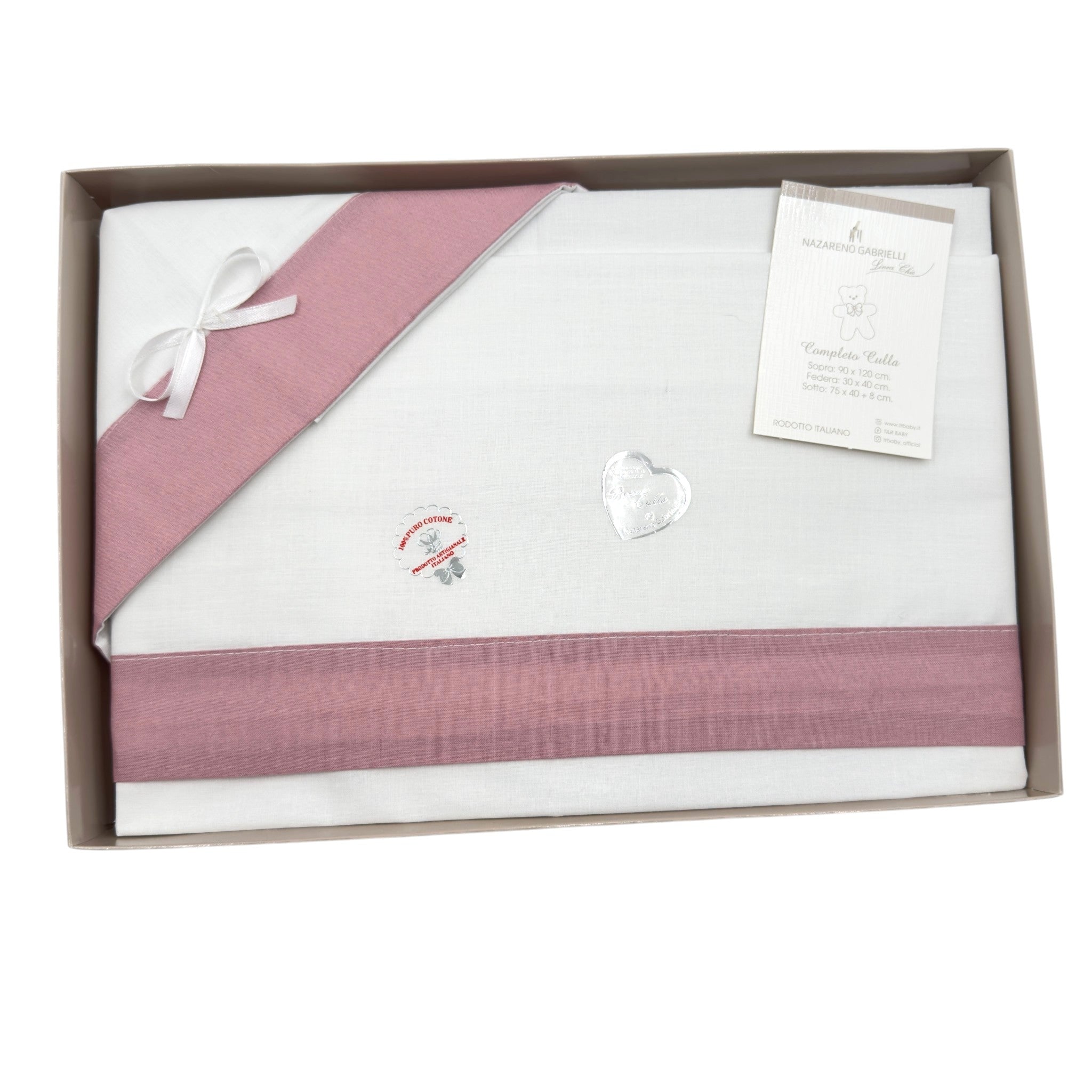 Completo Carrozzina Per stampe e ricami 100% Cotone