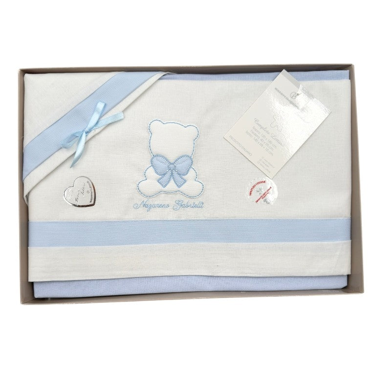 Completo Culla/Lettino Orsetto 100% Cotone