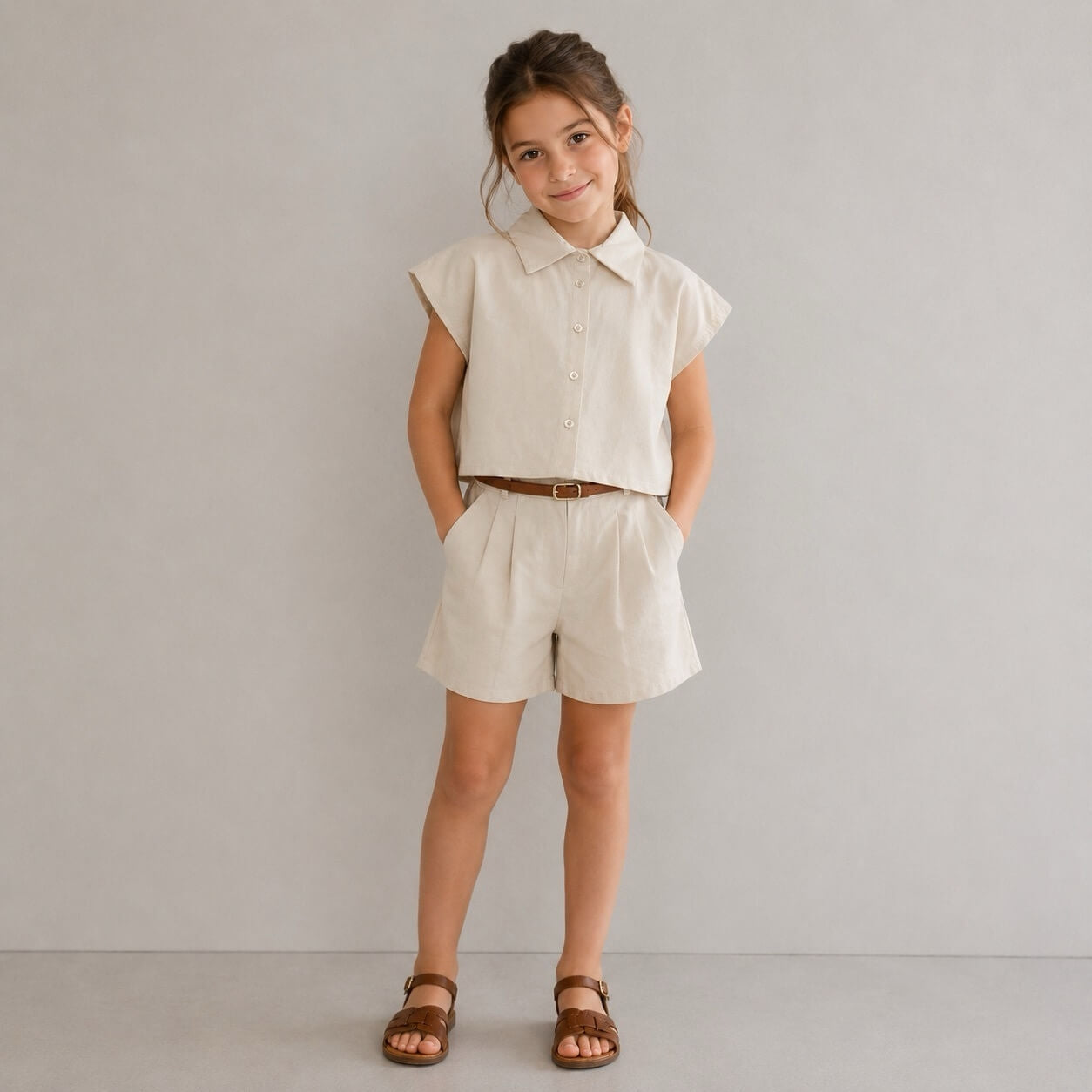 Completo Bimba In Lino