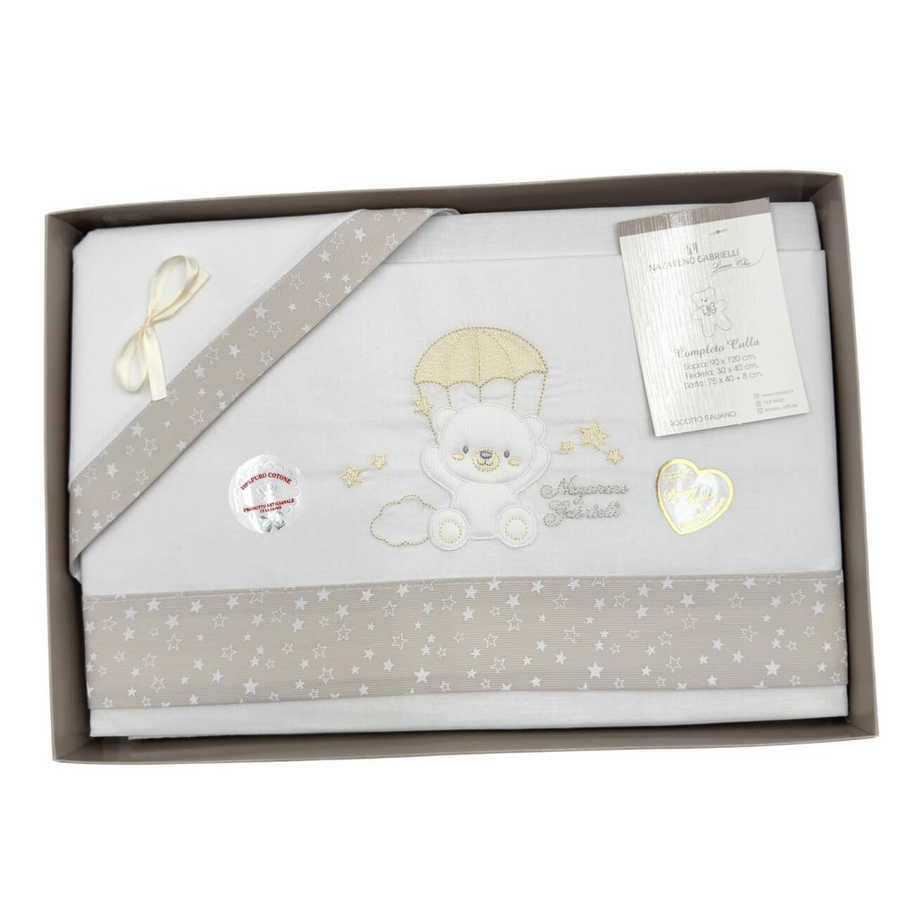 Completo Culla/Lettino 100% Cotone