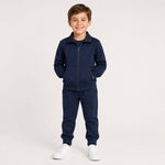 Survêtement d'école en coton bleu