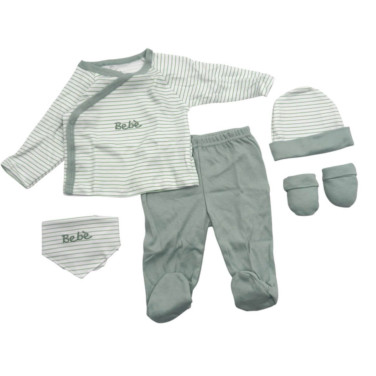 Set nascita 5 pezzi in caldo cotone - Les Jolies