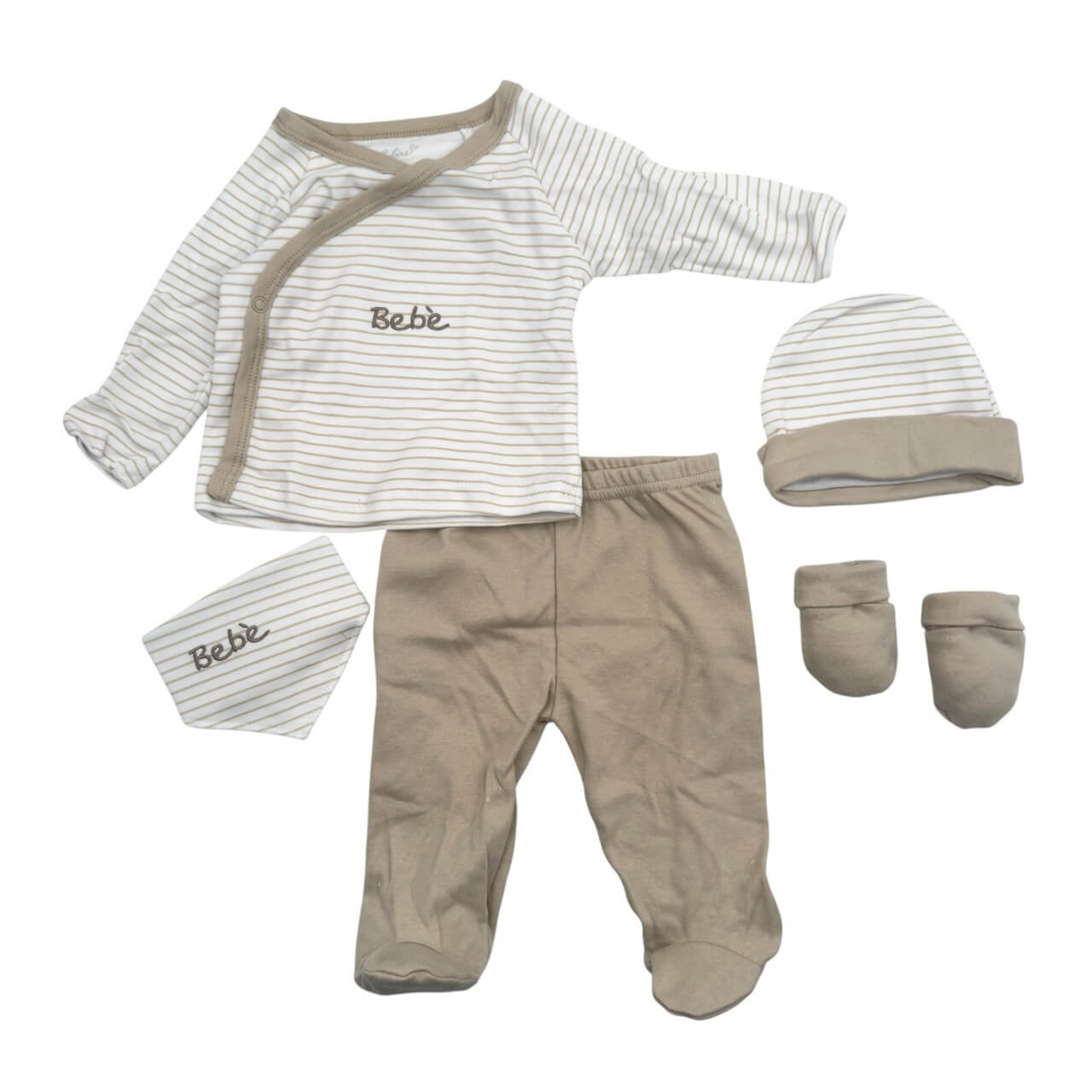 Set nascita 5 pezzi in caldo cotone - Les Jolies