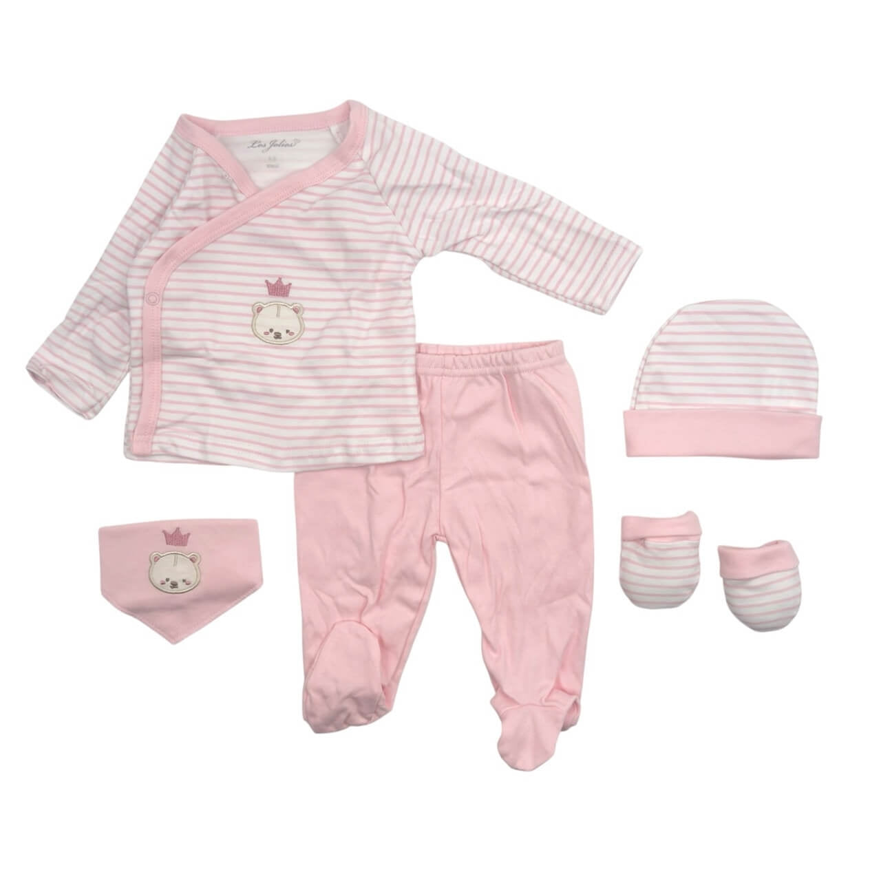 Set nascita 5 pezzi in caldo cotone - Les Jolies