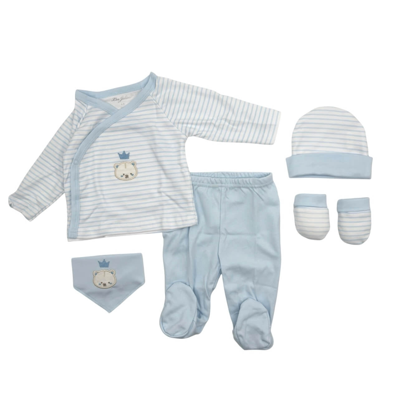Set nascita 5 pezzi in caldo cotone - Les Jolies