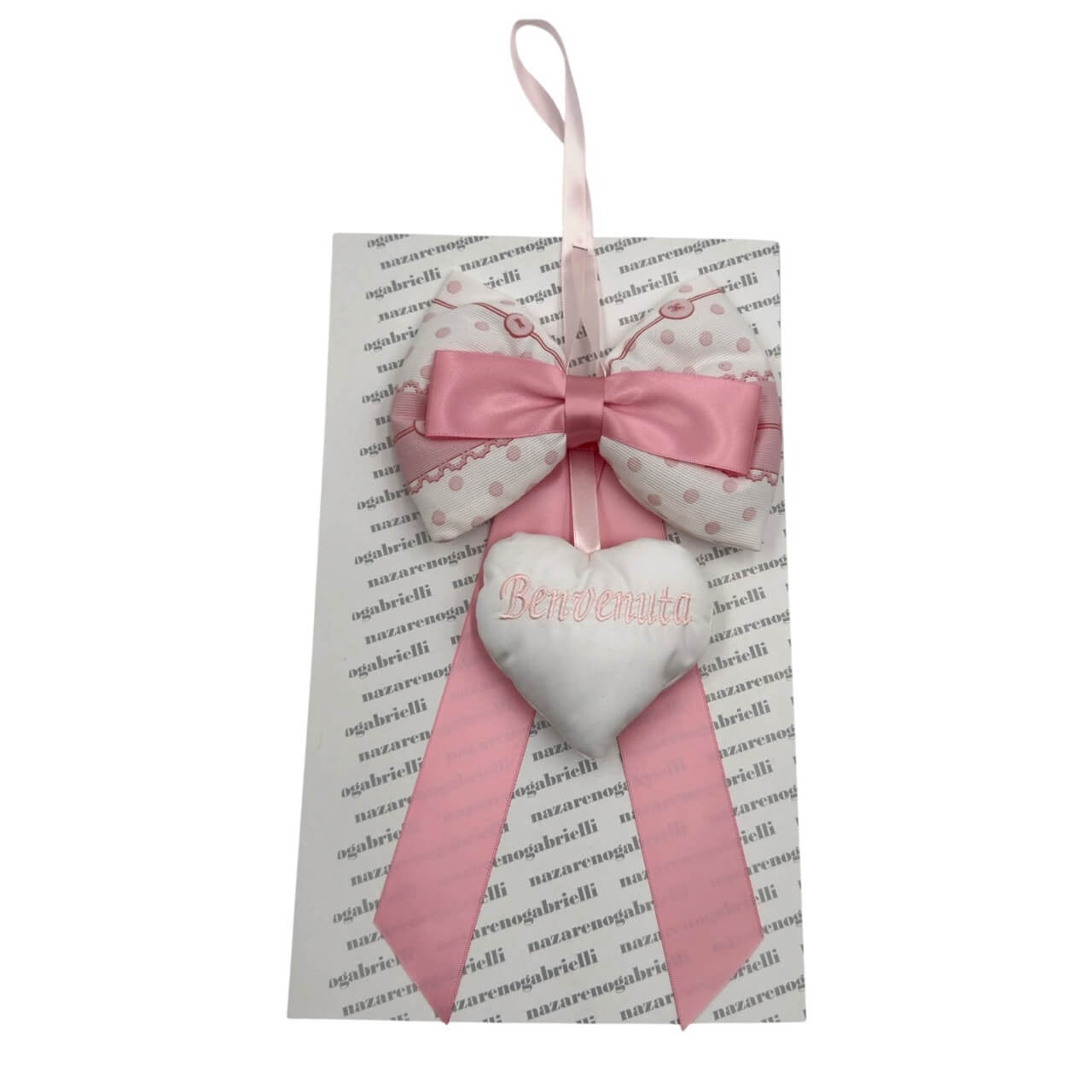 Fiocco/Coccarda nascita 30x25 cm