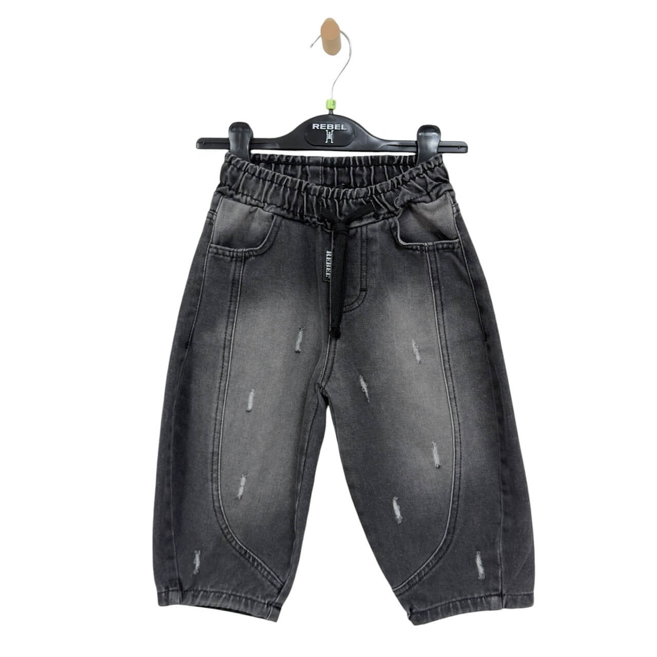 Jeans Nero Ballon - Rebel
