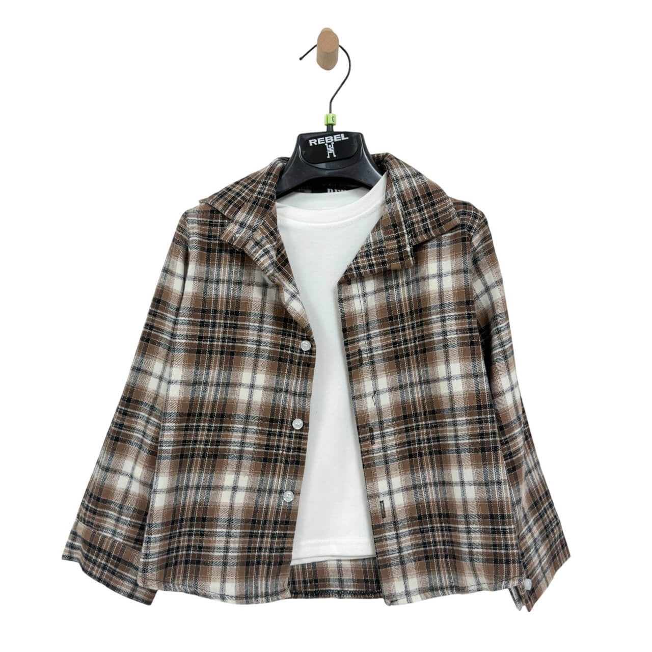 Completo – Camicia + T-shirt Bianca - Rebel