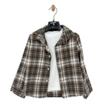 Camicia Flanella Bimbo + T-shirt Bianca - Rebel