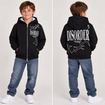 Felpa invernale Felpata con zip Retro stampato - XOUT JEANS