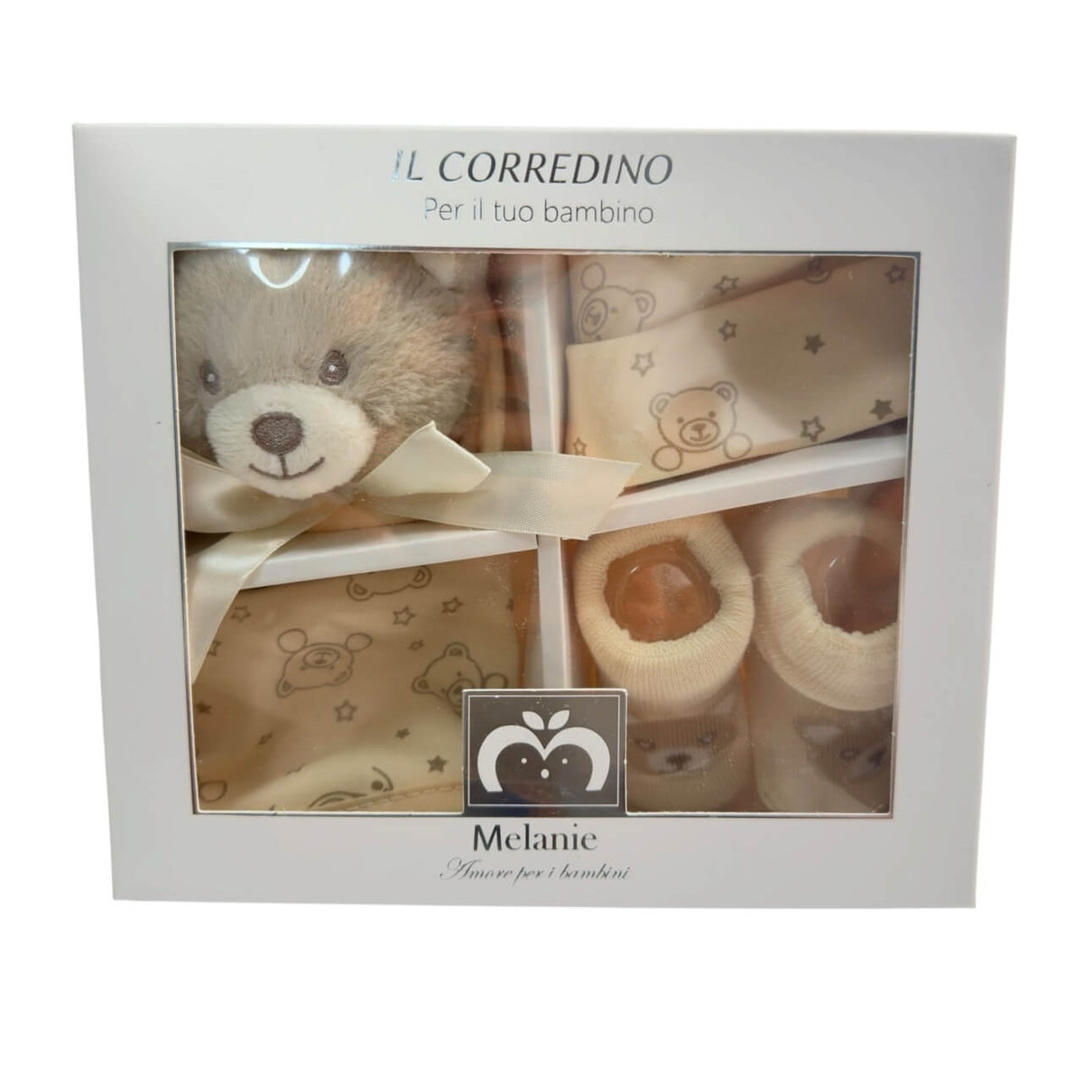 Set Regalo Neonato 4 Pezzi – Melanie