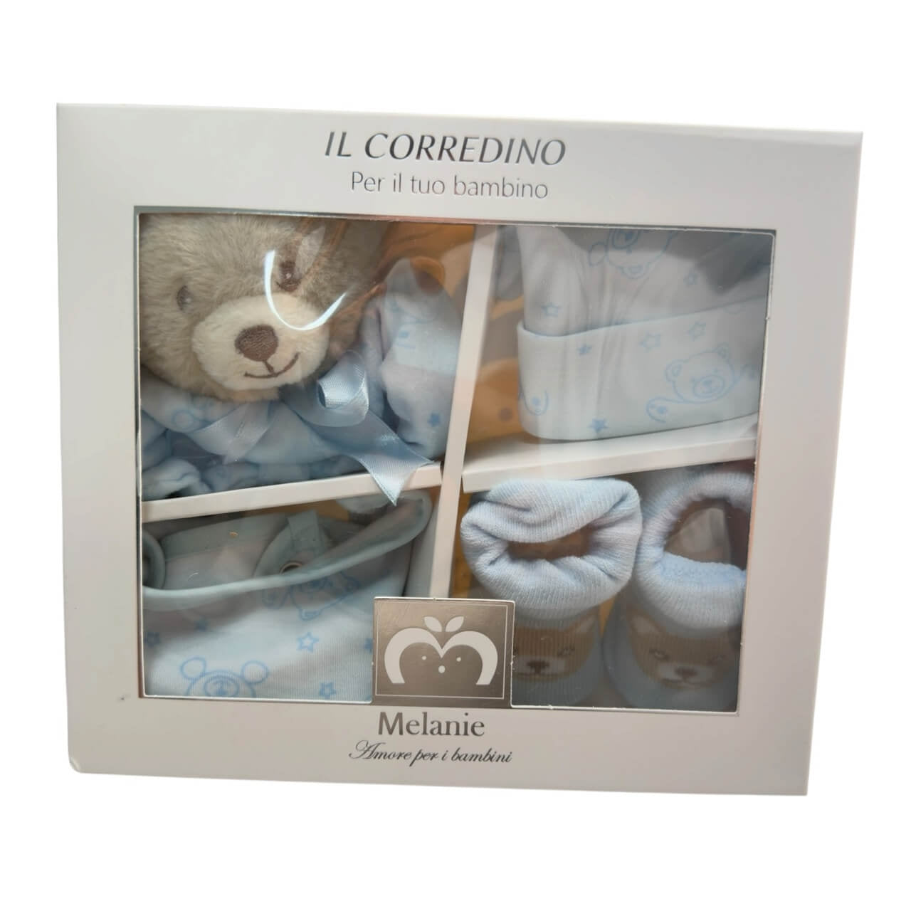 Set Regalo Neonato 4 Pezzi – Melanie