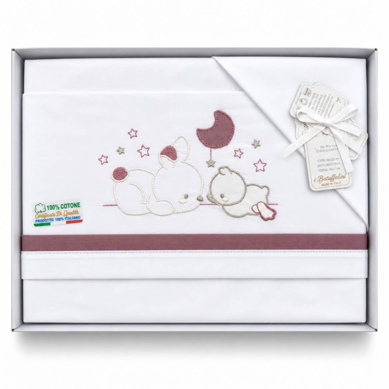 Completo Carrozzina Batuffolini 100% Cotone