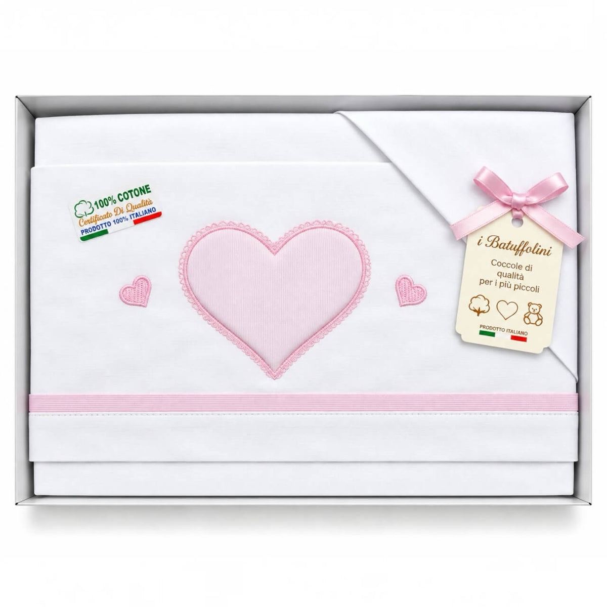 Completo Carrozzina Batuffolini 100% Cotone