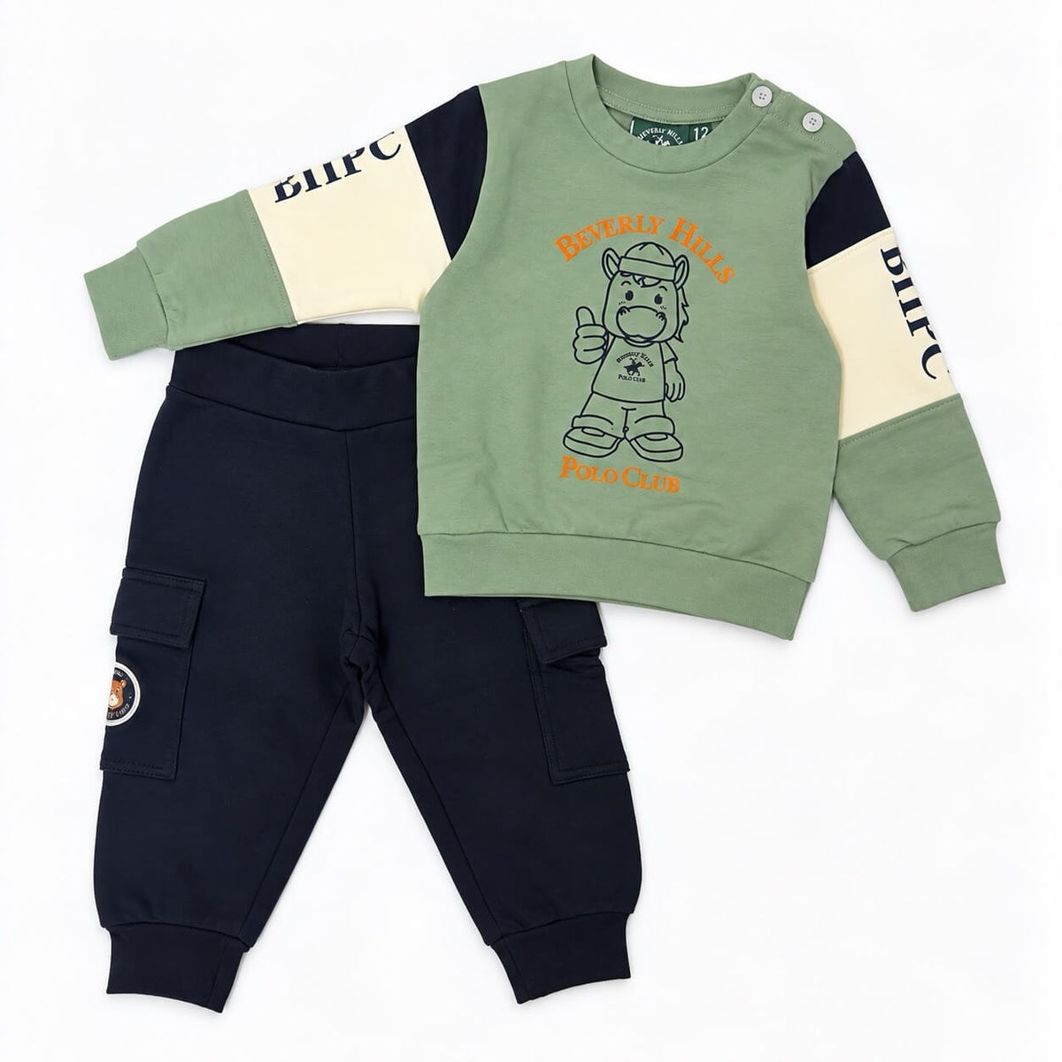 Tuta Felpata Neonato - Polo Beverly Hills