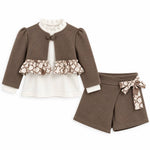 Completo 3 Pezzi Neonata Caldo Cotone - Mirisol