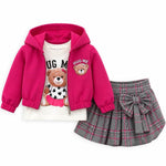 Completo 3 Pezzi Neonata Caldo Cotone - Fun Paris