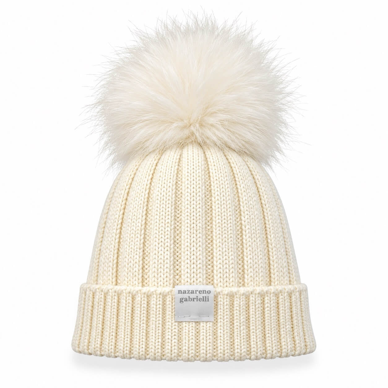 Cappello in Misto Lana Panna