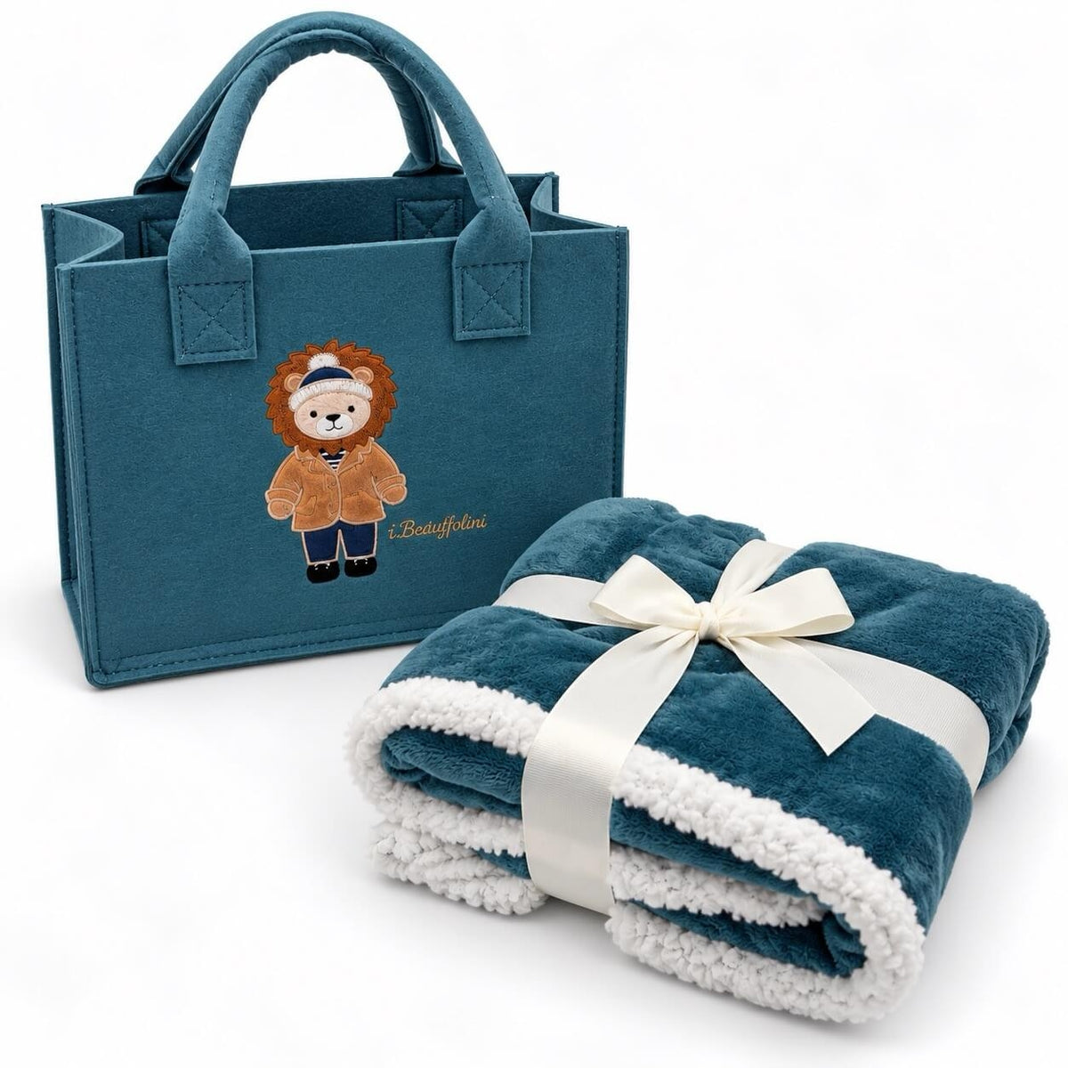 Set regalo Borsa con copertina Carrozzina in Coral  - Batuffolini