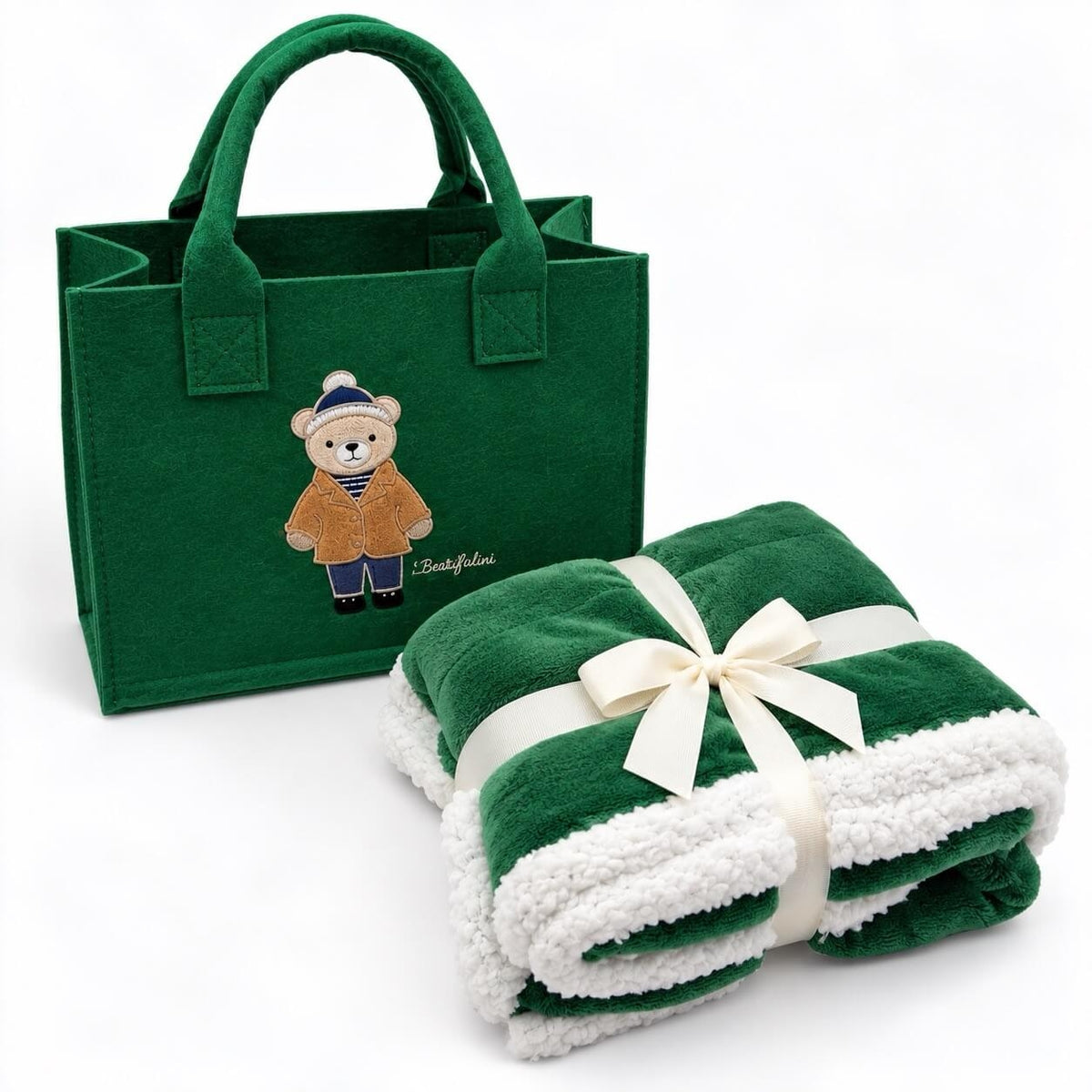 Set regalo Borsa con copertina Carrozzina in Coral  - Batuffolini