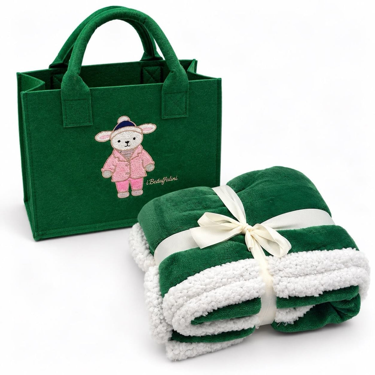 Set regalo Borsa con copertina Lettino in Coral  - Batuffolini