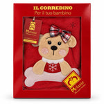 Coperta Rossa in Coral Per Lettino - Melanie