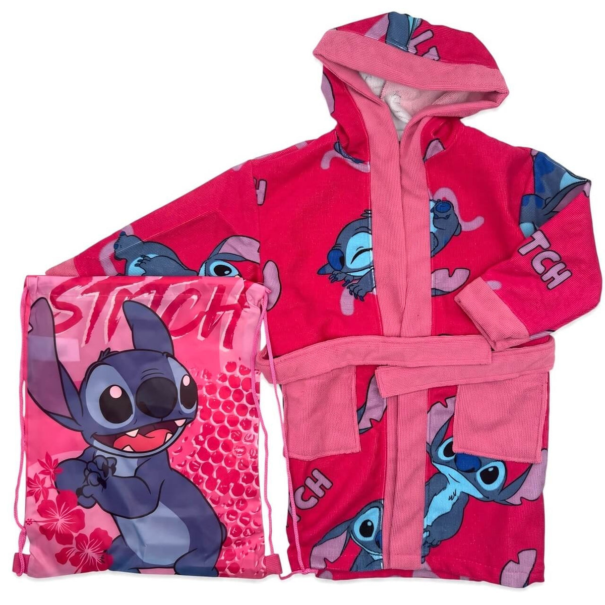 Accappatoio Microspugna + Sacca Stitch