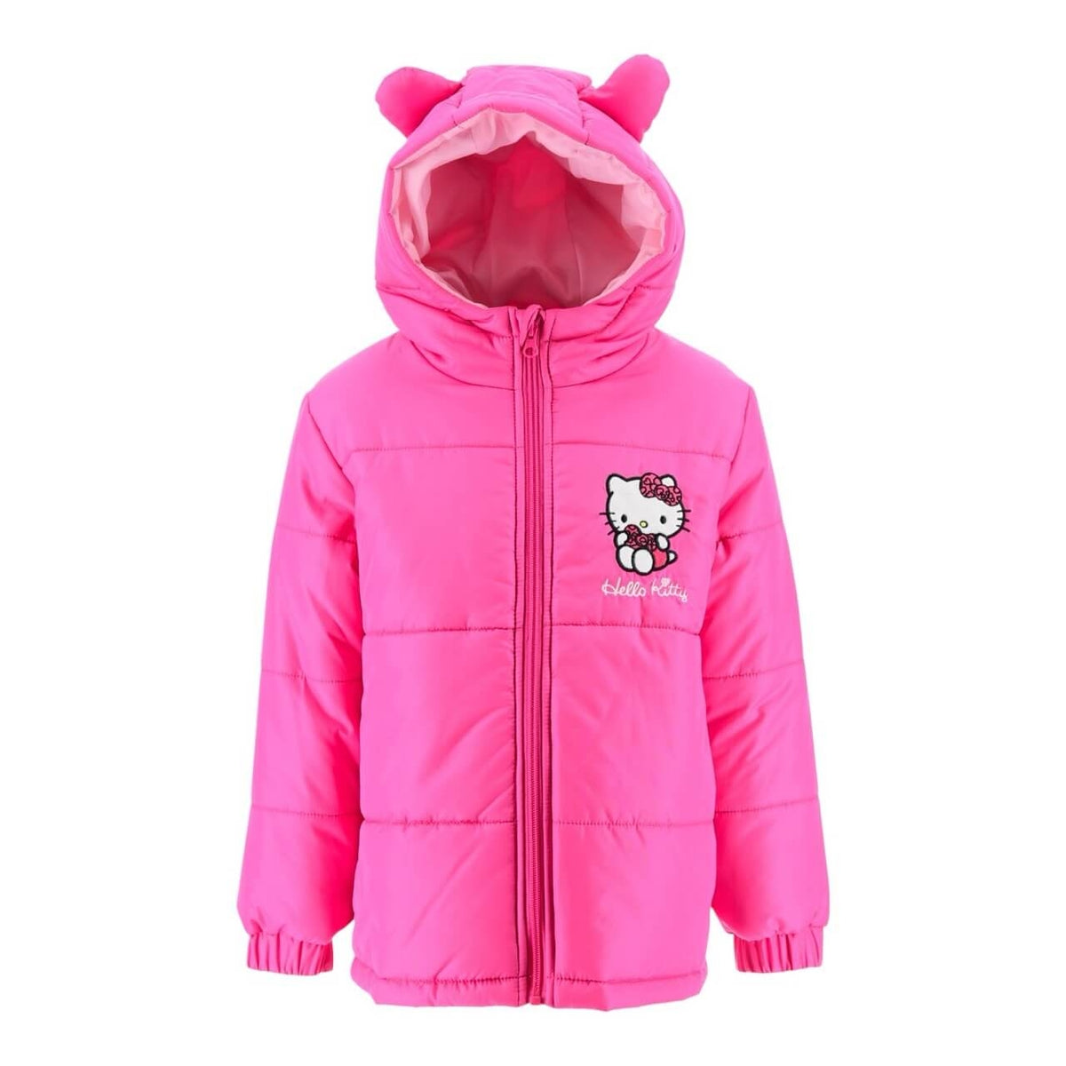 Giubbotto Bambina Imbottito con Cappuccio – Hello Kitty