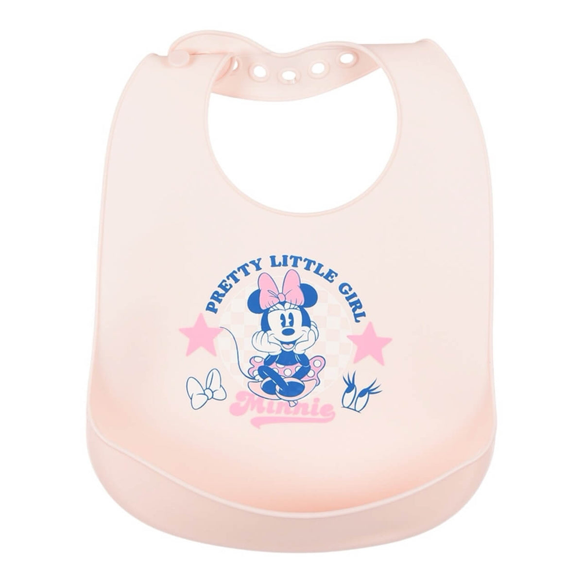 Bavetta in Silicone con Tasca Raccoglipappa – Disney Minnie