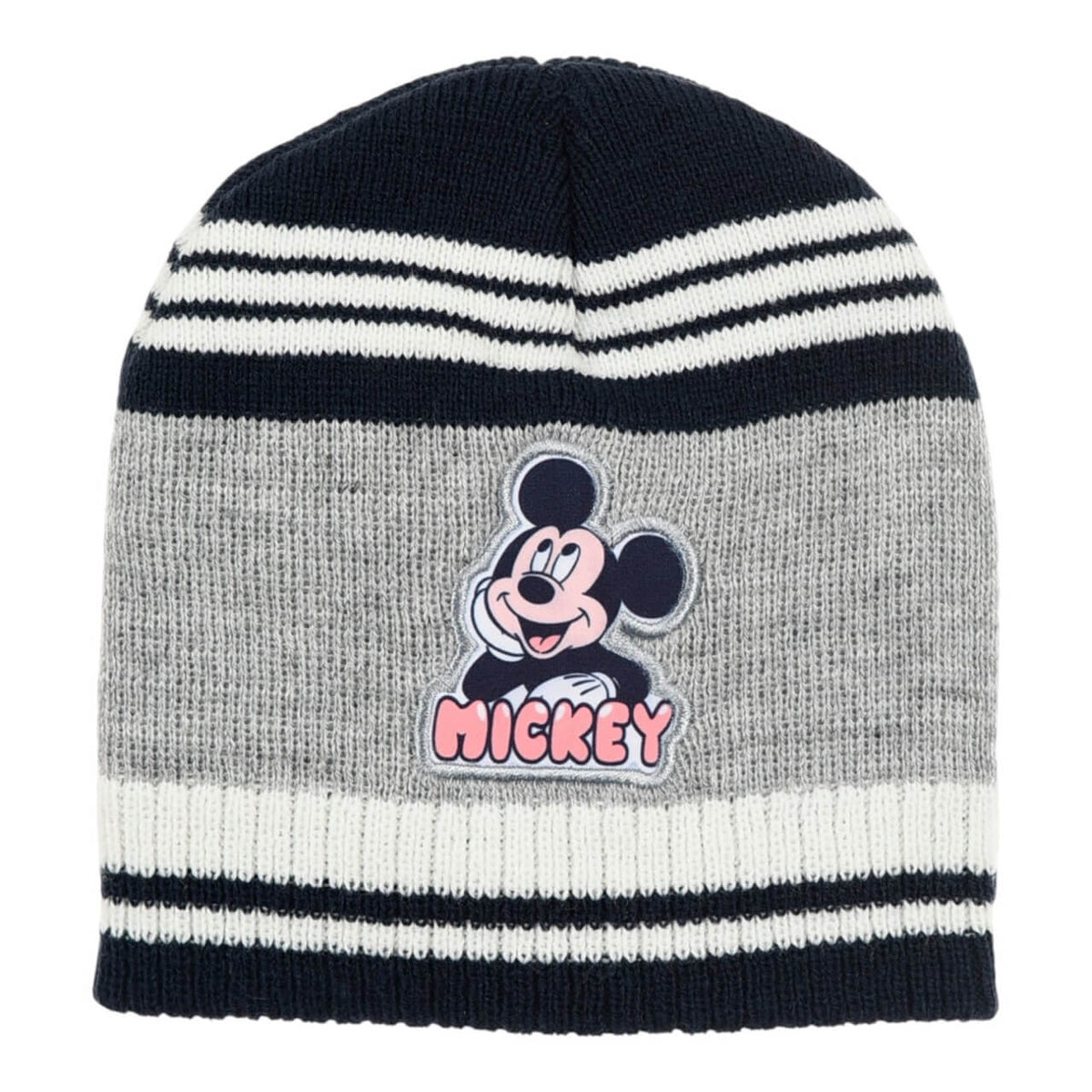 Cappello Bambino in Maglia con Doppio Pompon – Disney Mickey Mouse