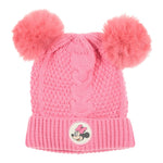 Cappello Bambina in Maglia con Doppio Pompon – Disney Minnie
