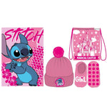 Set Regalo Stitch – Borsa, Plaid, Cappello e Calzini Antiscivolo