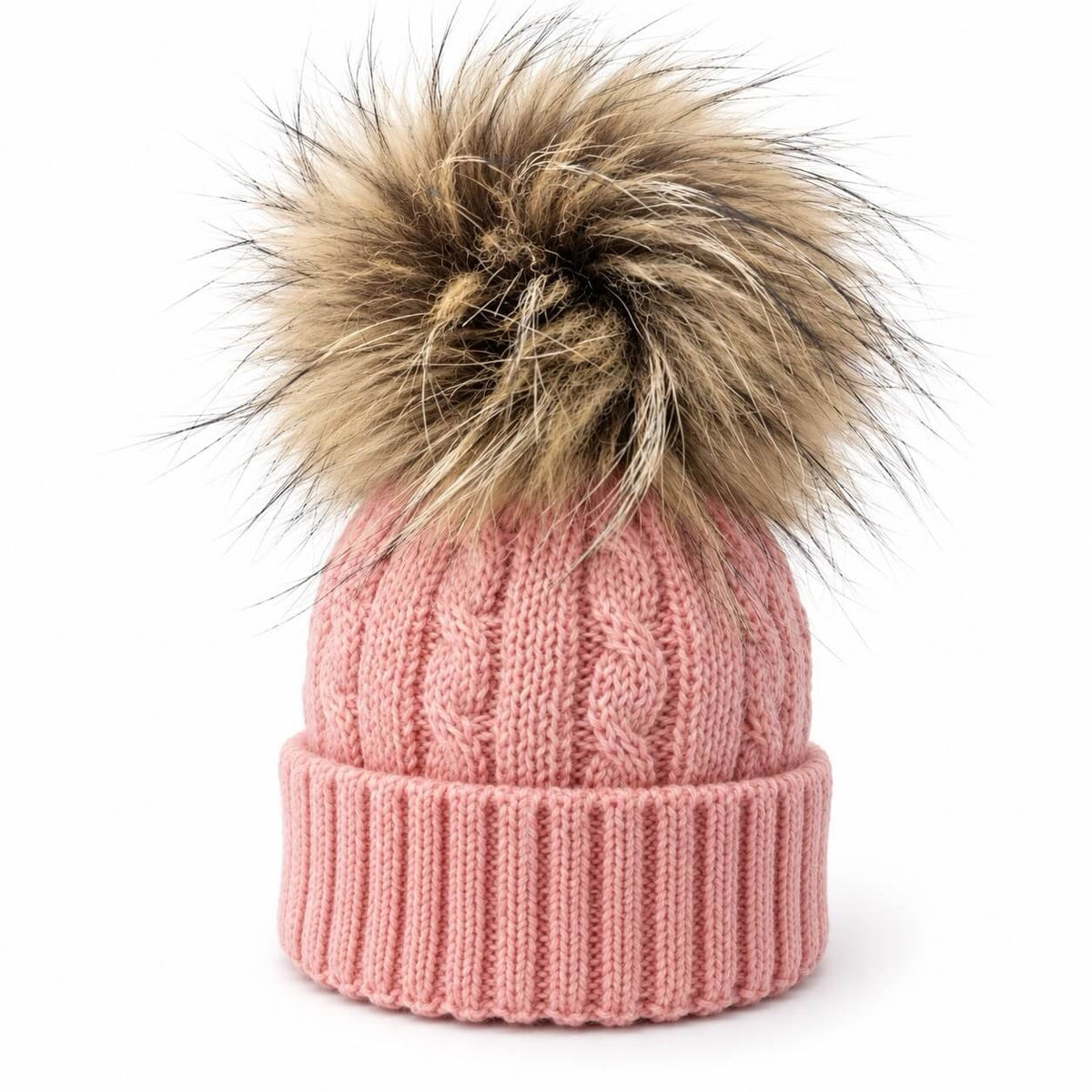 Cappello in Misto Lana PopPon in Volpe