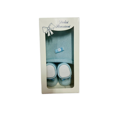 Set Cappello+scarpe in Cotone 0/6 Mesi - Mstore016