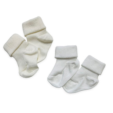 2 Calzini Cotone 0/3 Mesi - Mstore016