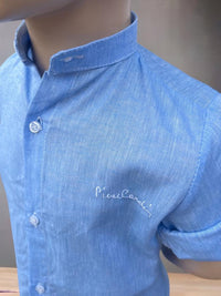 Camicia in Lino Collo Coreana - Mstore016