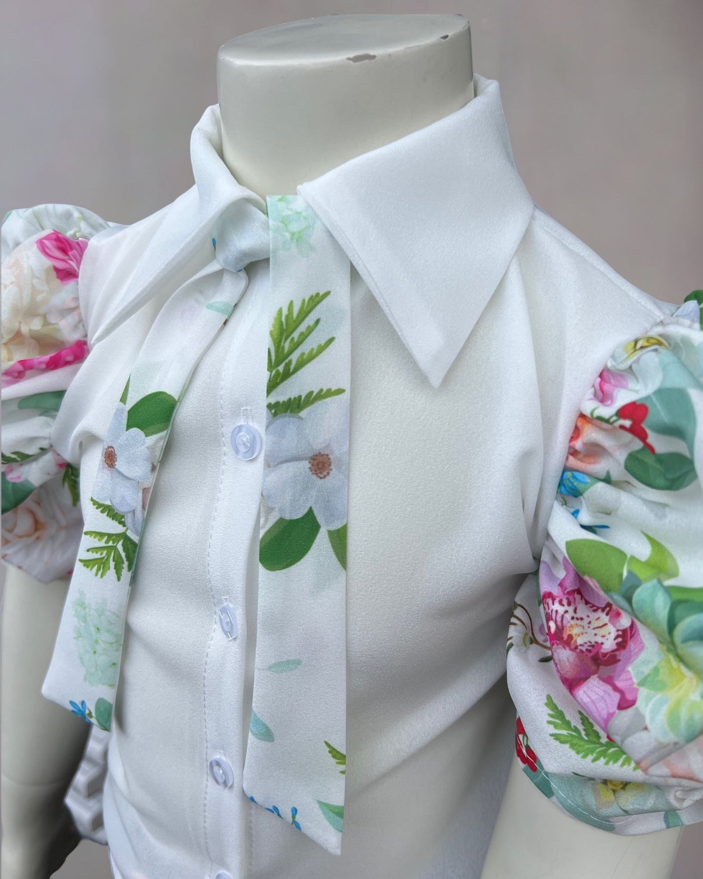 Camicia Maniche Floreali - Mstore016