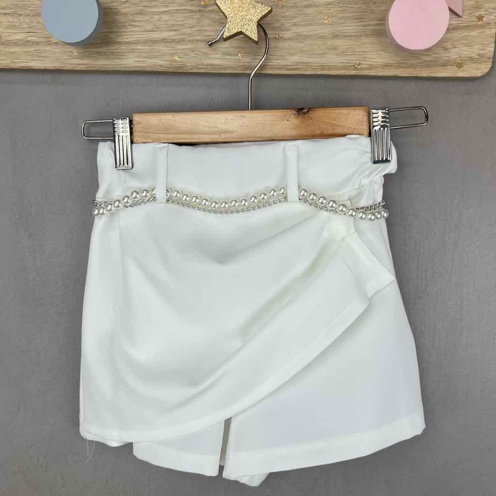 Shorts effetto gonna con Perline - Mstore016