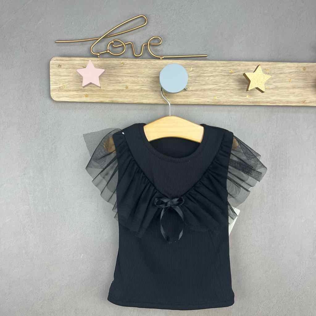 Maglia Con Fiocco e Tulle - Mstore016