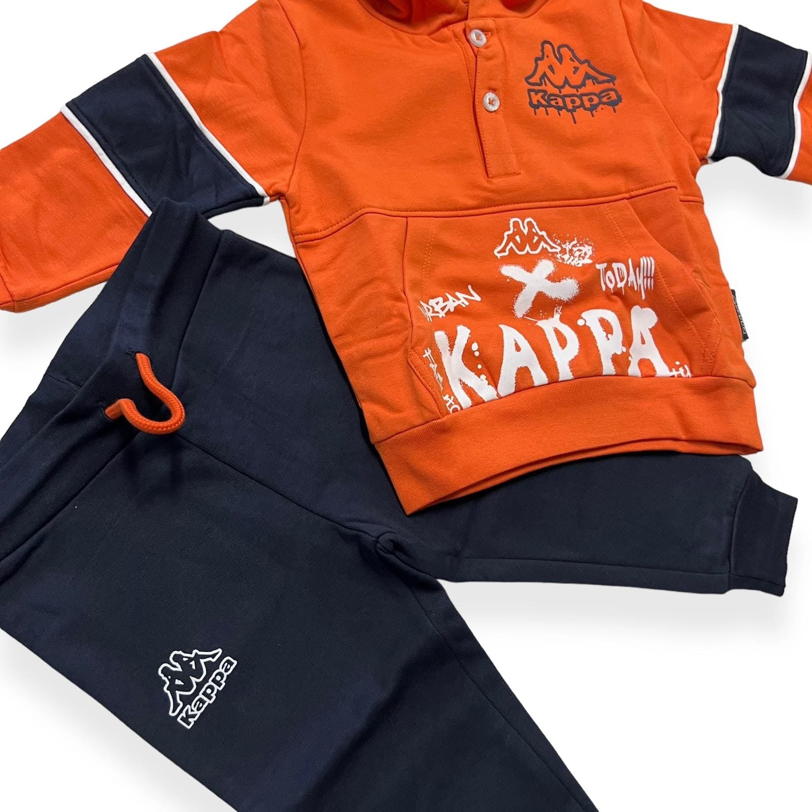 Tuta Felpata Kappa Neonato - Mstore016