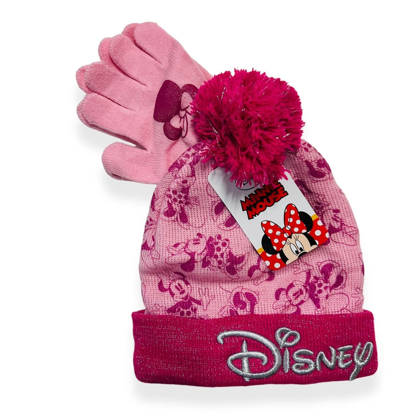 Cappello in Lana Minnie Con Guanti - Mstore016