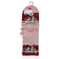 Cappello in Lana Minnie Con Guanti e Sciarpa - Mstore016