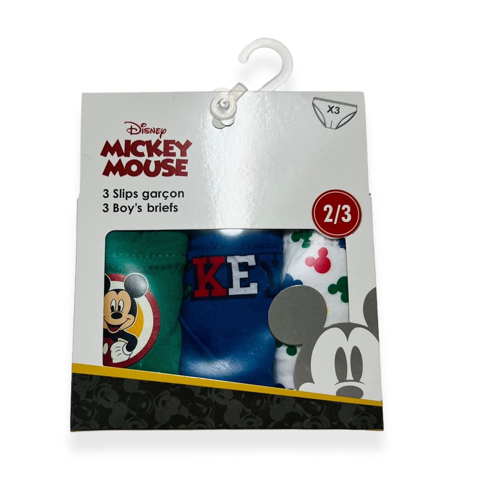 Tris Slip Mickey Mouse 2/8 anni - Mstore016