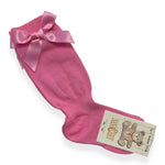 Calzino Alto con Fiocco in Caldo cotone Neonata - Mstore016
