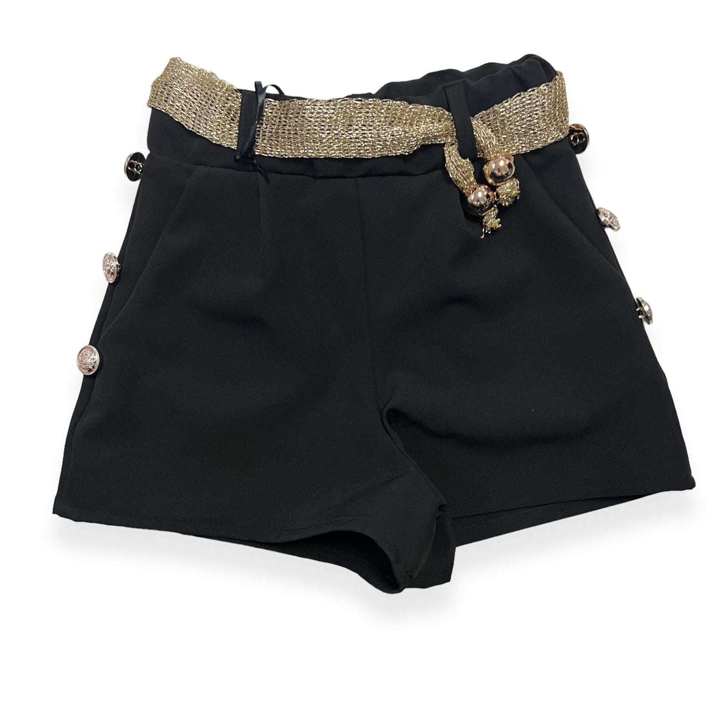 Shorts Bimba Con Applicazioni Oro